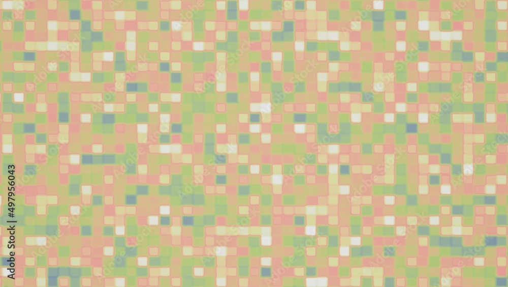 Poster the concept of casual games. mosaic abstract background pattern of geometric shapes