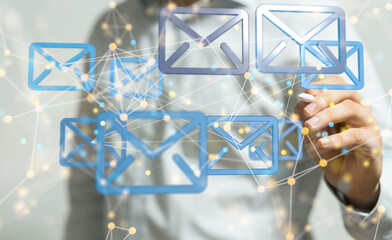mail communication support contact concept service