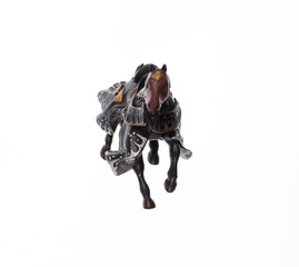 war horse toy isolated on white background