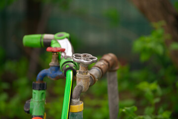 water sprinkler in the garden