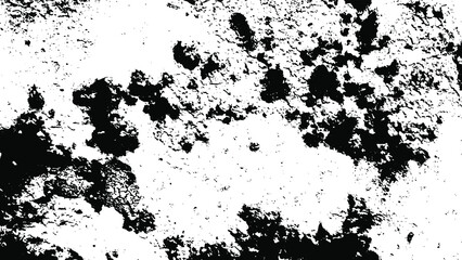 Rustic grunge vector texture with grain and stains. Abstract noise background. Weathered surface. Dirty and damaged. Detailed rough backdrop. Vector graphic illustration with transparent white. EPS10.