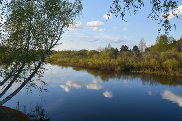 Obraz premium Spring in central Russia.