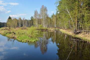 Spring in central Russia.