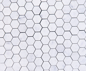 Closeup of tile wall for background