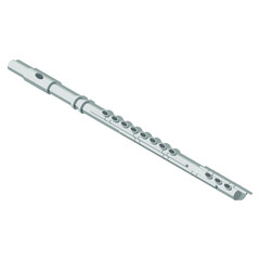 Isometric 3D Music Instrument Flute Play Element Vector Design Style For Concert, Performance, Relax