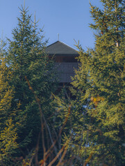 The lookout tower on Goriec - Gorce Góry mountains