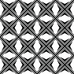 
Seamless vector pattern in geometric ornamental style. black and white pattern.Design element for prints, backgrounds, template, web pages and textile pattern. Geometric art.