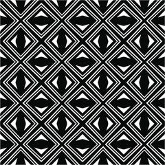 
Seamless vector pattern in geometric ornamental style. black and white pattern.Design element for prints, backgrounds, template, web pages and textile pattern. Geometric art.