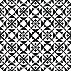 
Seamless vector pattern in geometric ornamental style. black and white pattern.Design element for prints, backgrounds, template, web pages and textile pattern. Geometric art.