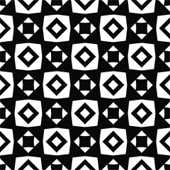 
Seamless vector pattern in geometric ornamental style. black and white pattern.Design element for prints, backgrounds, template, web pages and textile pattern. Geometric art.