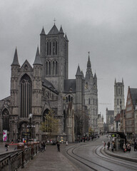 Fototapeta na wymiar Church in Ghent