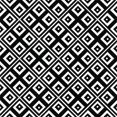 Seamless vector pattern in geometric ornamental style. black and white pattern.Design element for prints, backgrounds, template, web pages and textile pattern. Geometric art.