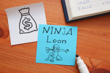 NINJA Loan is shown on the photo using the text © Andrii