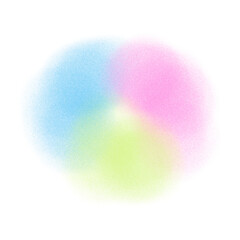 Multicolored paint spots. Imitation of watercolor, transparent texture
