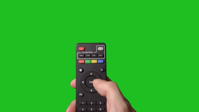 TV remote controller. Television rc ir infrared control. Smart electronic device