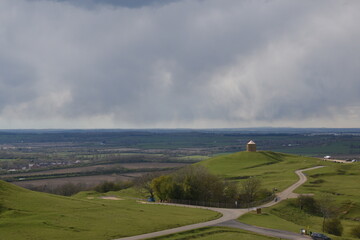 a view at burton Dassett on a sunny day