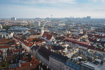 Obraz premium Aerial view of Vienna - Vienna, Austria