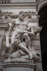 Heracles and the Girdle of Hippolyta at Hofburg Palace by Hans Scherpe, 1893 - Vienna, Austria