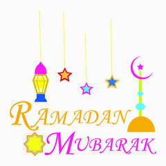 Ramadan Mubarak Design Vector illustration