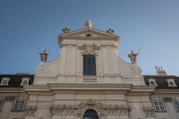 Fototapeta na wymiar Monastery of the Salesian Nuns Church (Salesianerinnenkirche) - Vienna, Austria