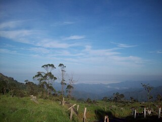 Time clouds over the mountains