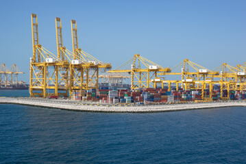 Container terminal in port