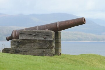 old cannon in the fortress