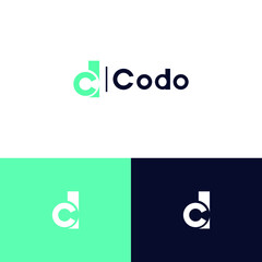 c d later logo design