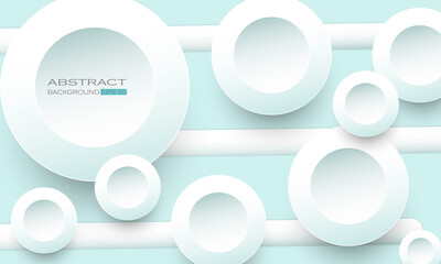 Abstract realistic circle shape background