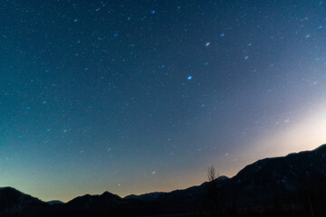 戦場ヶ原の星景