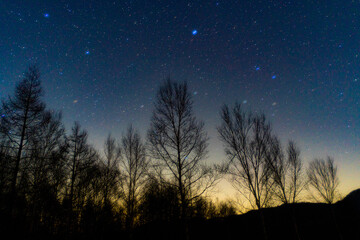 戦場ヶ原の星景