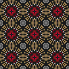 seamless pattern with circles