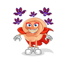 ear Dracula illustration. character vector