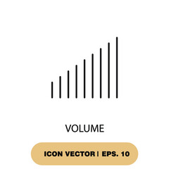 volume icons  symbol vector elements for infographic web