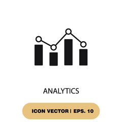 analytics icons  symbol vector elements for infographic web