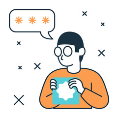 editable  icons with modern style