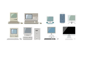 歴代Macのセット - obrazy, fototapety, plakaty