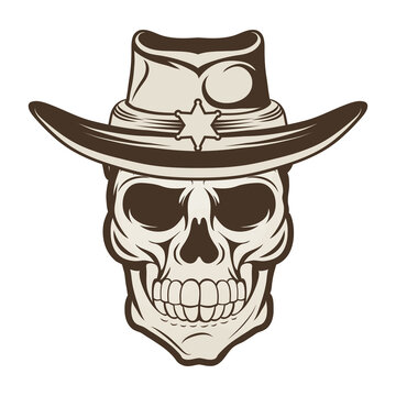 sheriff skull head