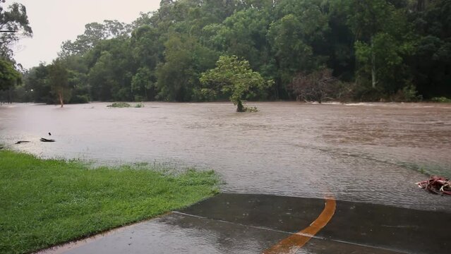 Kalinga Park Flooding Kedron Brook| Brisbane Flood 2022 Australia HD