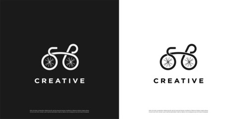 Fototapeta na wymiar Bike logo icon design vector illustration