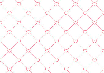 Heart pattern wallpaper. Heart symbol vector.