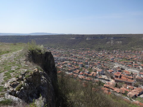 View from Above of Provadia City, Bulgaria