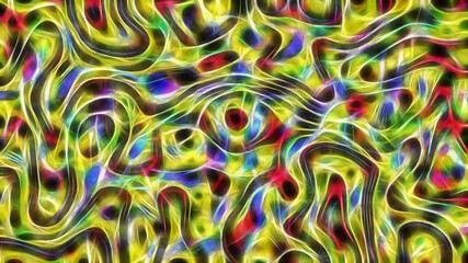 Fototapeta premium Abstract multi-colored fantasy textured background.