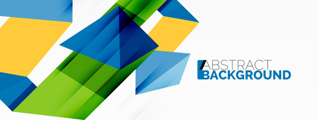 Abstract line and triangle background. Creative geometric abstract backdrop. Business template for wallpaper, banner, background or landing