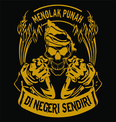 Pencak Silat modern Logo Vector for T shirt