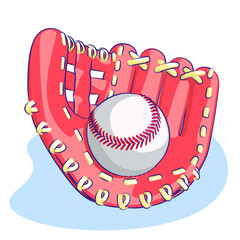 baseball vector cartoon