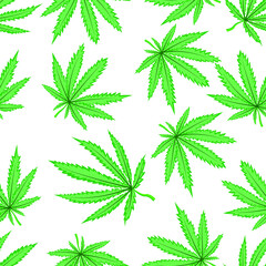 marijuana pattern vector