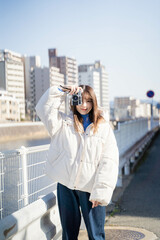 Fototapeta premium 美しい日本人女性モデル