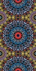 Fractodome Colorful Seamless Fractal Patterns