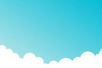 blue sky with clouds